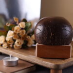Coconut shell Candle holder